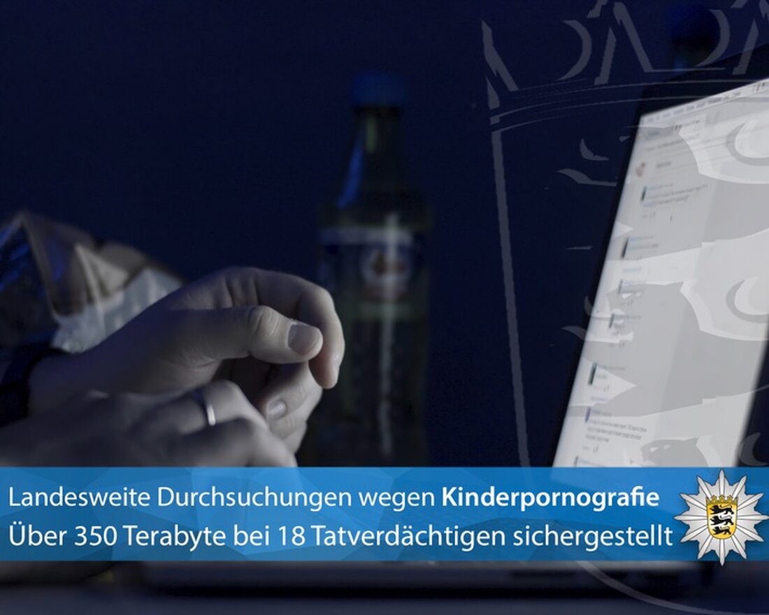 Landesweite Durchsuchungen des LKA BW und Cybercrime-Zentrums gegen Kinderpornografie: 18 Verdächtige wurden überprüft.