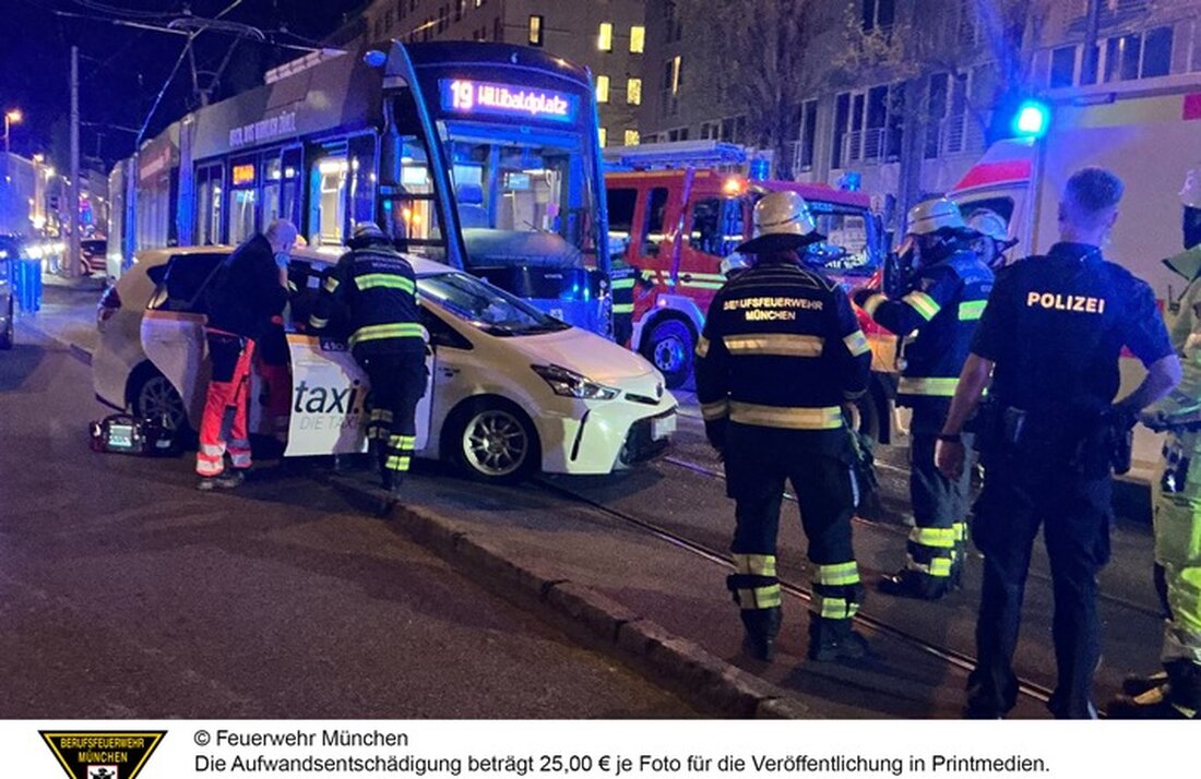 Am 19. April 2025 ereignete sich in der Bayerstraße ein Unfall zwischen einer Straßenbahn und einem Taxi, bei dem ein Fahrer verletzt wurde. Feuerwehr und Rettungsdienst waren im Einsatz.