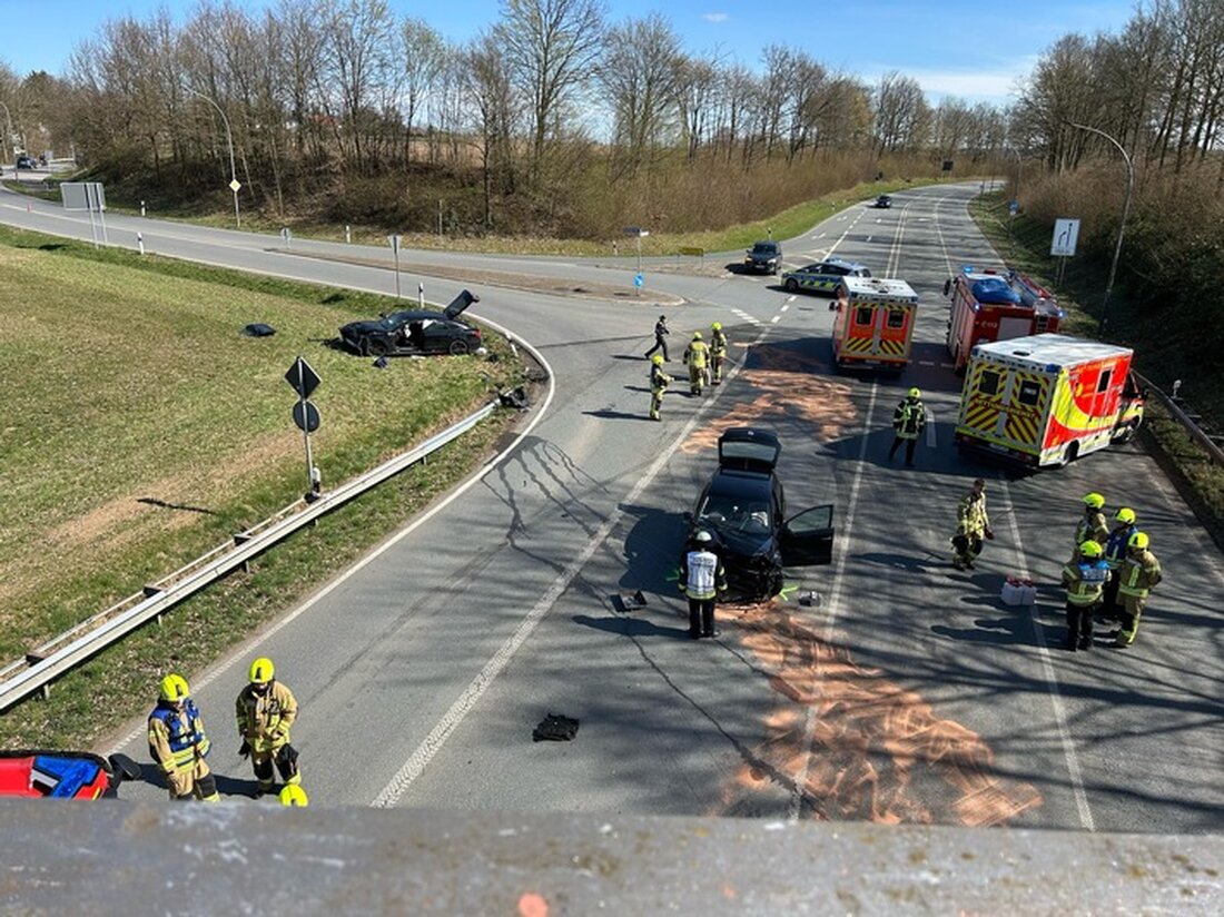 Am Samstag ereignete sich auf dem Nordring ein schwerer Verkehrsunfall. Eine Person wurde schwer, eine weitere leicht verletzt. Rettungskräfte waren im Einsatz.