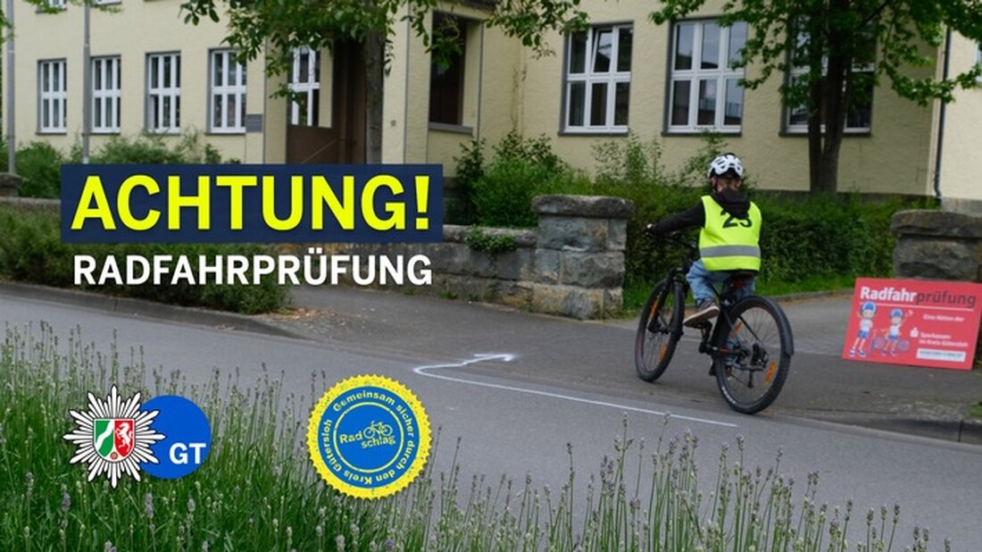 Schüler der Wiesenschule in Rietberg absolvieren am 08.05. ihre Radfahrprüfung im realen Verkehr. Verkehrsteilnehmer werden um Rücksicht gebeten.