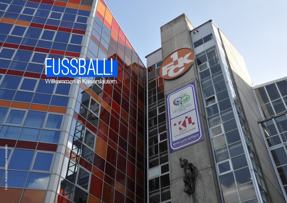 Polizei informiert über Verkehrsbeeinträchtigungen und Sicherheitsmaßnahmen beim Fußballspiel 1. FC Kaiserslautern gegen Hannover 96 am 15. Februar 2025.