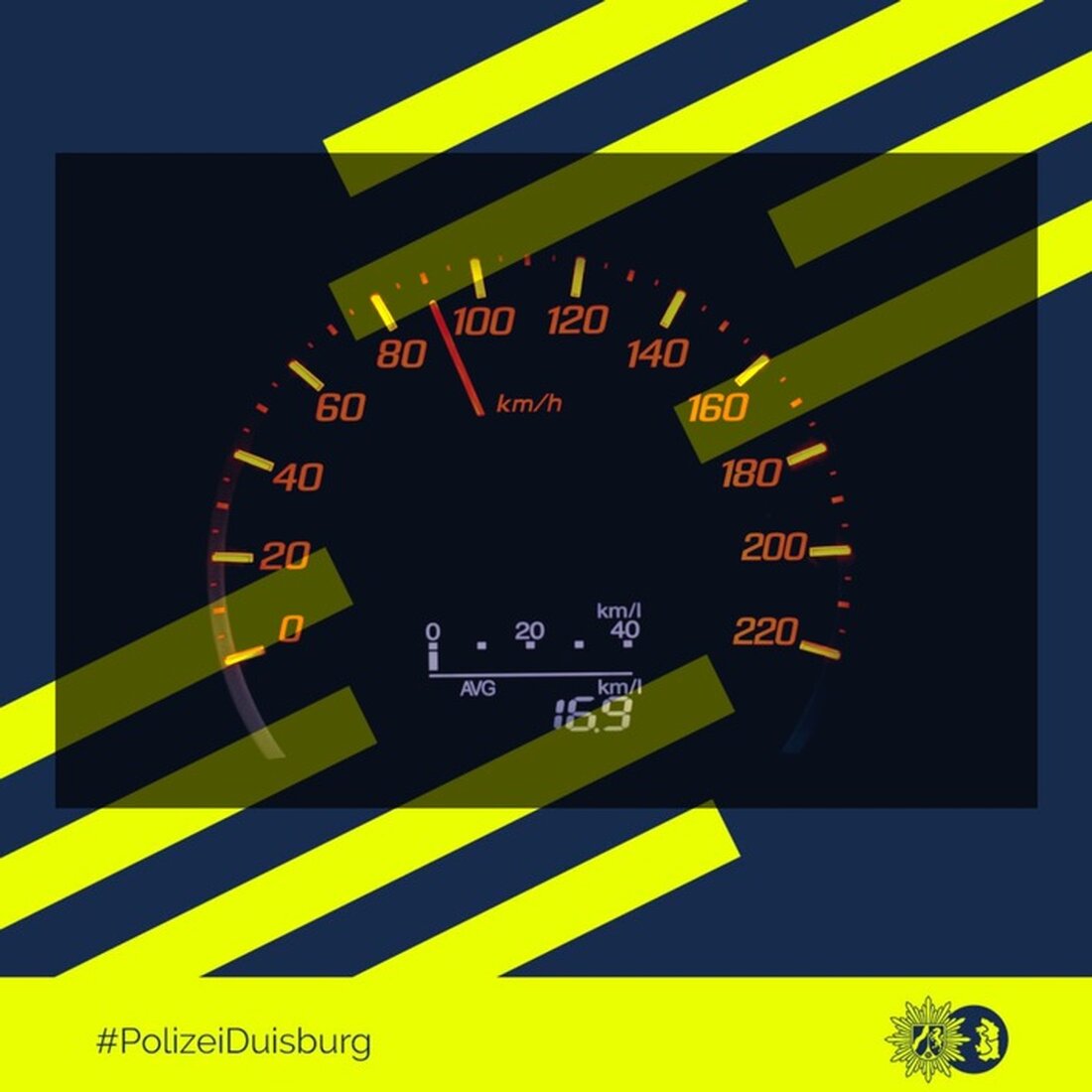 In Duisburg fand vom 7. bis 14. April die "Speed-Week" statt, bei der über 350 Geschwindigkeitsverstöße festgestellt wurden.