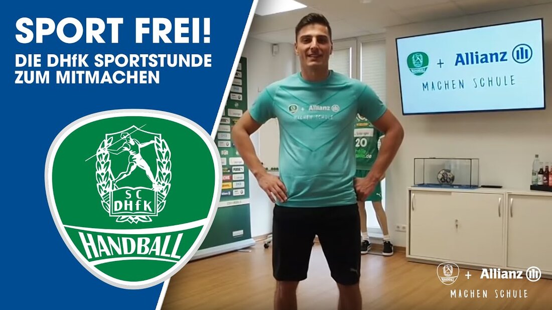 „Freier Sport! – Die DHfK-Sportstunde zum Mitmachen“ Teil 1: Ein Rundgang durch den Leipziger Zoo. Heute macht sich Lucas Krzikalla für euch einen Affen – aber auch ein Erdmännchen, einen Pinguin oder einen Bären 🙂 Also los geht’s liebe Eltern und Kinder! Ob im Kinderzimmer, in der Küche oder im Garten: Schnapp dir einfach ein Handtuch und mach mit uns eine kleine Morgengymnastik! #GemeinsamVorbildSein Mehr zum SC DHfK Handball online: Website: http://www.scdhfk-handball.de Facebook: http://www.facebook.com/dhfkhandball Twitter: http://twitter.com/DHfK_Handball. Youtube-Link
