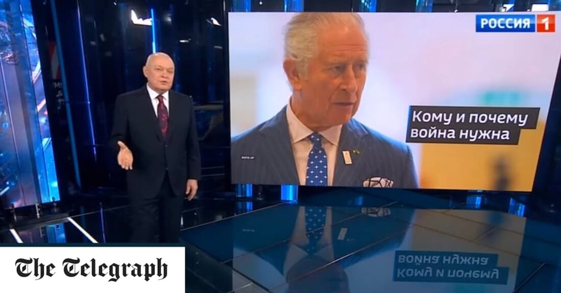 Prinz Andrew und Prinz Charles gehören zu denen, die einen Krieg in der Ukraine &#8222;brauchen&#8220;, behauptet ein russischer Staatsfernsehmoderator im Rahmen einer laufenden Propagandakampagne, um die Ukraine-Krise dem Westen anzulasten. Die bizarre Behauptung wurde während einer Sendung auf Russia 1 aufgestellt, in der Bilder der beiden königlichen Familienmitglieder sowie von Boris Johnson und Recep Tayyip Erdogan, dem türkischen Präsidenten, zu sehen waren. „Was wird Fernsehzuschauern in Russland heute Abend über die Spannungen in der Ukraine erzählt? Das genaue Gegenteil von Fernsehberichten im Westen“, sagte Steve Rosenberg, Korrespondent der BBC in Moskau, als er mehrere Standbilder aus der Sendung twitterte. „Wer &hellip;