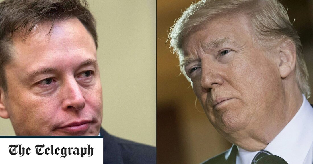 Donald Trump sagte, er hätte Elon Musk dazu bringen können, „auf den Knien zu betteln“, als er im Weißen Haus war, und einen Wortkrieg zwischen den Geschäftsleuten eskalieren lassen. Der ehemalige Präsident verschärfte die Angriffe auf den reichsten Mann der Welt, nachdem Herr Musk sagte, Herr Trump sei zu alt, um noch einmal zu kandidieren, und müsse „in den Sonnenuntergang segeln“. Der 75-Jährige erinnerte sich, dass der CEO von Tesla und SpaceX ihn im Oval Office besucht hatte, und sagte, er hätte ihn in einer Nachricht in seiner eigenen Social-Media-App Truth Social um staatliche Subventionen „gebettelt“. „Als Elon Musk ins &hellip;