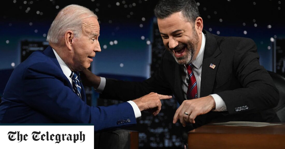 US-Präsident Joe Biden hat während eines Talkshow-Auftritts in Los Angeles eine Clickbait-Kultur in den Medien für die schlechte Wahrnehmung seiner Präsidentschaft durch die amerikanische Öffentlichkeit verantwortlich gemacht. In einem 22-minütigen Interview auf Jimmy Kimmel Live hat Herr Biden die Nachrichtenagenturen wegen „sensationalisierender“ Probleme angegriffen, als er darauf bestand, dass seine Regierung eine Reihe wichtiger Erfolge erzielt hat. Er zielte auch auf den ehemaligen Präsidenten Donald Trump, Fox News und republikanische Gesetzgeber, die sich weigern, bei der Verabschiedung überparteilicher Reformen zu helfen. Kritiker hatten erwartet, dass der Moderator der Late-Night-Show Herrn Biden eine leichte Fahrt bescheren würde, aber der Präsident wurde &hellip;