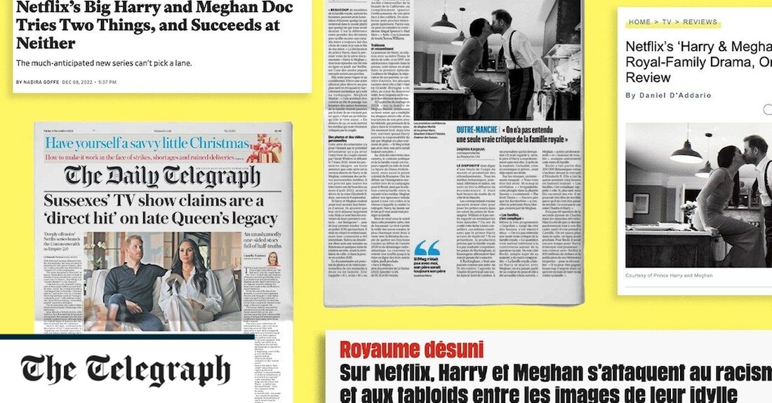 Harry und Meghan versteigern ihre „schmutzige Wäsche“ an den Meistbietenden, sagten deutsche Zeitungen, als die Weltmedien auf die „explosive“ neue Netflix-Show des Paares reagierten. Dem Herzog und der Herzogin von Sussex wurden „unsterbliche Leere“ und Gier vorgeworfen, als Zeitungen die Folgen der ersten Folgen von „Harry &#038; Meghan“ aufgriffen. Die seriöse Süddeutsche Zeitung in Deutschland warf dem Paar vor, die gleichen Fehler wie Harrys verstorbene Mutter Prinzessin Diana zu machen. „Indem sie ihre schmutzige Wäsche an die Meistbietenden versteigern und gleichzeitig bedauern, dass ihr Privatleben kannibalisiert wird, bekräftigen sie auch den ungeschriebenen Promi-Vertrag, der Lady Diana getötet hat“, sagte das &hellip;