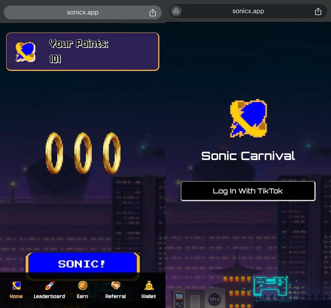 Sonic SVM, eine Layer-2-Gaming-Kette auf Solana, hat auf TikTok ein Tap-to-Earn-Spiel gestartet und arbeitet mit Influencern zusammen, um es bekannt zu machen. Obwohl es sich nicht um eine Mini-App wie bei Telegram handelt, können Benutzer mit dem In-App-Browser von TikTok eine Webseite öffnen, um auf das Spiel zuzugreifen. Tap-to-Earn-Spiele haben mit der Einführung von SonicX ihren Weg zu TikTok gefunden, einem Notcoin-ähnlichen Spiel, bei dem man durch Tippen Ringe verdient, die es den Spielern ermöglichen, ein Upgrade durchzuführen, im Spiel voranzukommen und Punkte für einen eventuellen Token-Start zu sammeln. Das Spiel beinhaltet einen sozialen Login, der es Benutzern ermöglicht, sich …