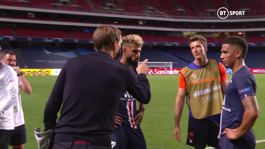Thomas Tuchels gerät nach dem Schlusspfiff des Champions League-Halbfinals der PSG mit dem Fitnesstrainer RB Leipzig in einen heftigen Streit. Klicken Sie oben auf „Abonnieren“, um sicherzustellen, dass Sie kein Video vom BT Sport YouTube-Kanal verpassen. Besuchen und abonnieren Sie unseren YouTube-Kanal „BT Sport Boxing“ ➡️ http://www.youtube.com/c/btsportboxing Twitter: http://twitter.com/btsport Facebook: http://www.facebook.com/btsport Instagram: http://instagram.com/btsport Website: http://sport.bt.com. Youtube-Link