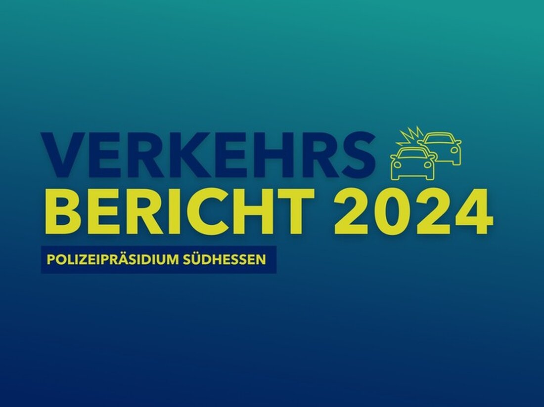 Das Polizeipräsidium Südhessen präsentiert die Verkehrsunfallstatistik 2024 mit erfreulichen Rückgängen bei Verletzten.