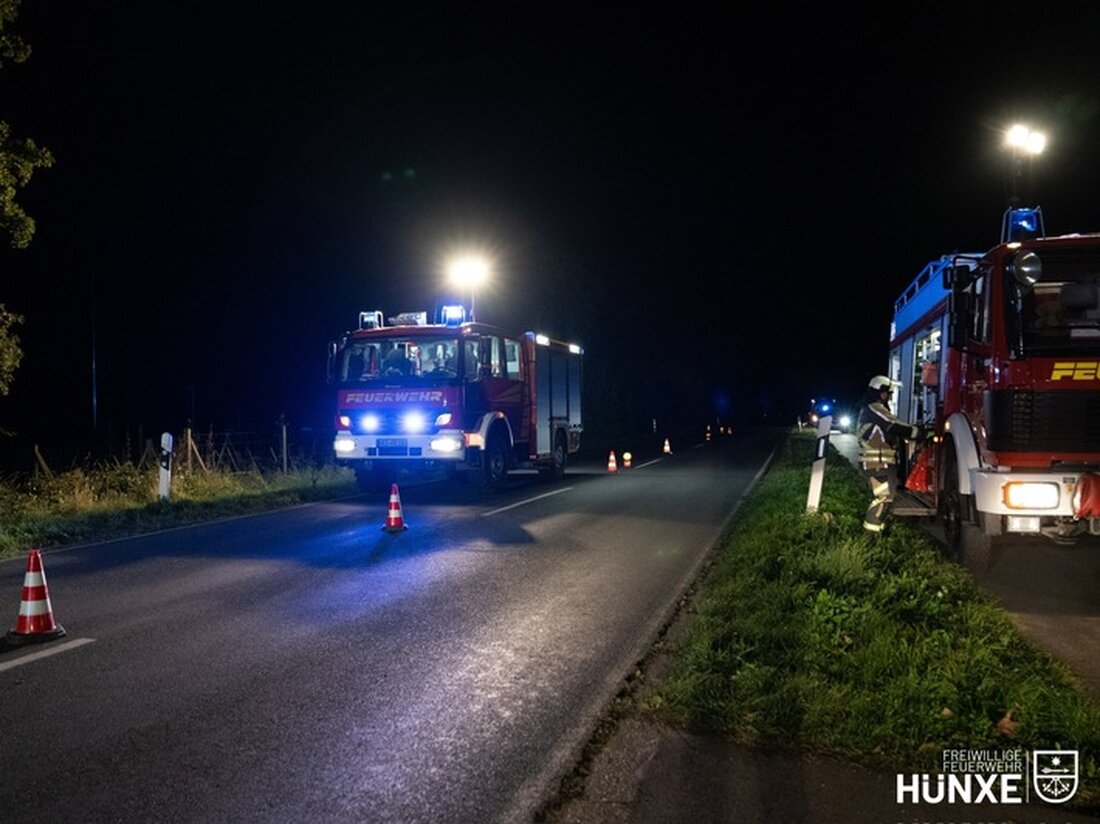 Am 7. Mai 2025 kam es auf der Gahlener Straße in Hünxe zu einem Verkehrsunfall mit zwei Pkw, jedoch ohne eingeklemmte Personen.