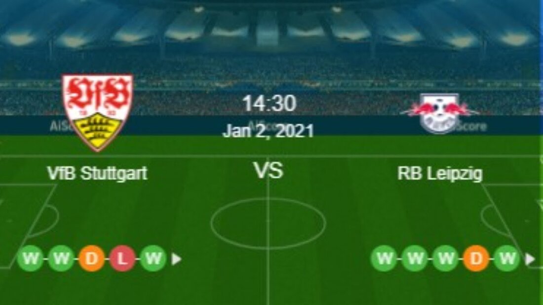 VfB Stuttgart gegen RB Leipzig | LIVE Prediction Score | Deutscher Bundesliga Live Stream 01.02.2021. Youtube-Link