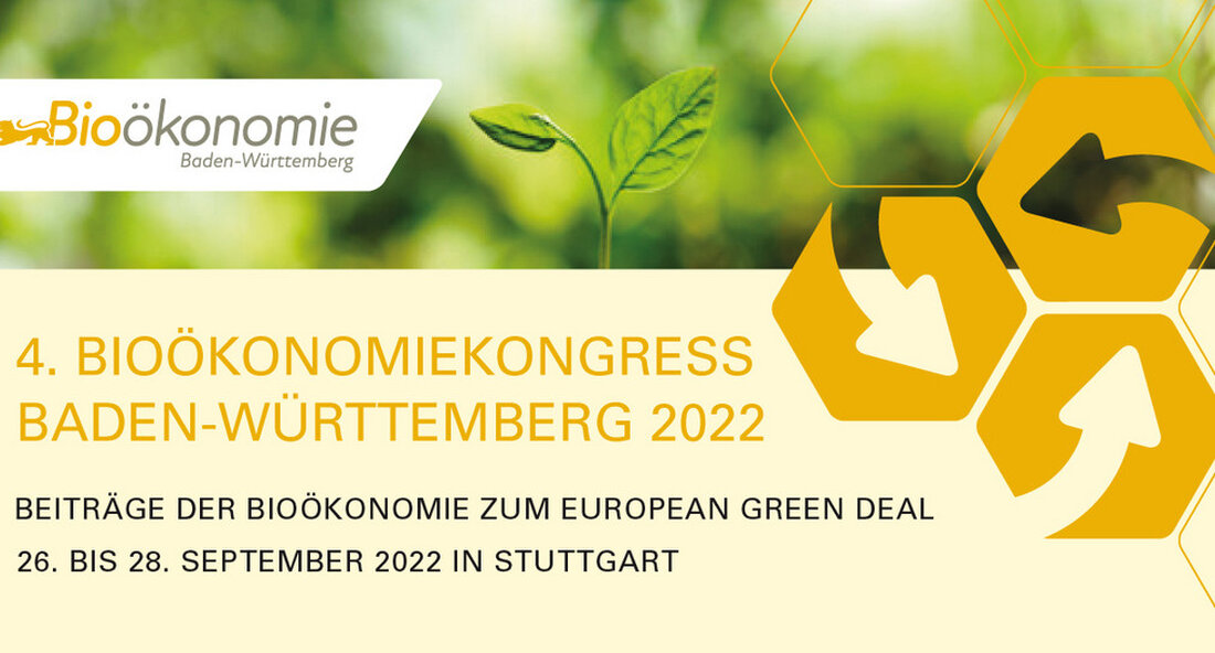 Baden-Württemberg leistet mit der Landesstrategie Nachhaltige Bioökonomie wirkungsvolle Beiträge zu den Zielen des European Green Deal sowie zur Wertschöpfung, zum Klimaschutz und zur Rohstoffversorgung im Land. Eine neue Akteursplattform erweitert das bestehende Informationsangebot und stärkt die Vernetzung. „Die aktuelle weltpolitische Lage und die zunehmenden Auswirkungen des Klimawandels spüren wir in allen Bereichen unseres Lebens und Wirtschaftens. Für den Schutz unseres Klimas sowie die sichere Versorgung mit Lebensmitteln und Rohstoffen müssen wir die Handlungsfelder gemeinsam betrachten und neu denken. Wenn nicht jetzt wann dann? Im Rahmen des vierten Bioökonomie-Kongresses zeigen wir an vielen Beispielen, den aktuellen Stand der Landesstrategie Nachhaltige Bioökonomie …