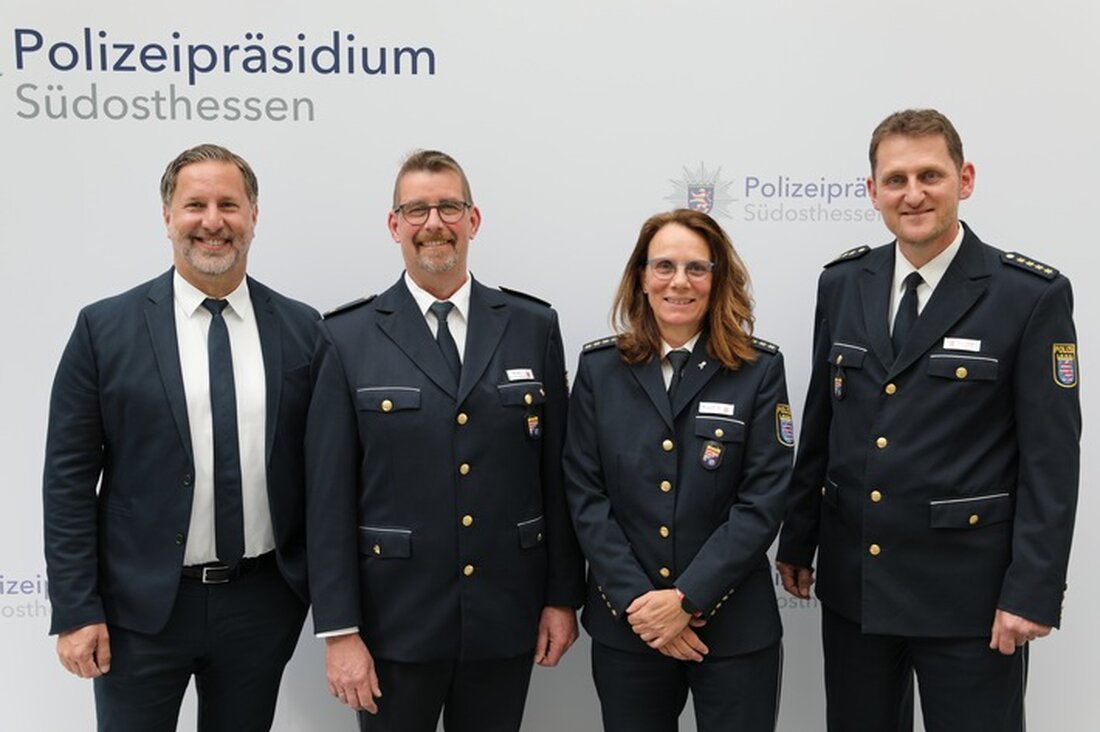 Wilhelm Schmits wurde offiziell als Leiter des Polizeireviers Offenbach ernannt und übernimmt die Verantwortung für über 100 Beamte.