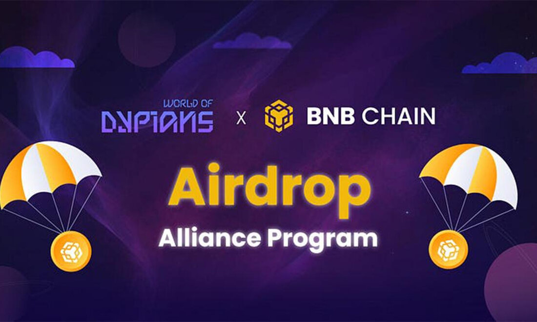 Tortola, BVI, 1. Mai 2024, Chainwire Welt der Dypianer (WOD) – ein immersives, revolutionäres MMORPG, das auf Epic Games verfügbar ist, steht auf einer exklusiven Liste der Top-Projekte, die am Airdrop Alliance Program von BNB Chain teilnehmen, Kapitel 2. Die Metaverse-Plattform gab bekannt, dass sie bis zu 1.000.000 WOD-Tokens und Premium-Abonnements im Wert von 225.000 US-Dollar als Belohnung anbietet für berechtigte Benutzer in allen vier Kampagnen, die über Mai und Juni verteilt sind. Was ist das Airdrop Alliance-Programm in der BNB-Kette? BNB Chain hat das Airdrop Alliance-Programm in Zusammenarbeit mit handverlesenen, hochkarätigen Projekten gestartet, um Airdrops für rückwirkende Benutzer auf &hellip;