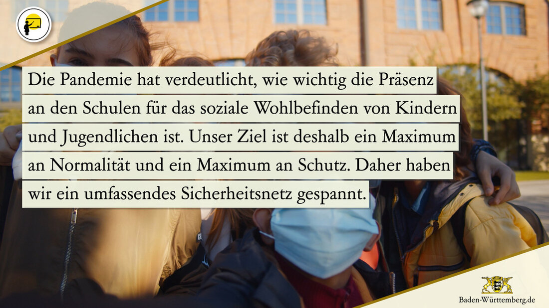 Präsenzunterricht und Gesundheitsschutz – das sind die beiden Hauptziele für das laufende Schuljahr. Das Schutzpaket bestehend aus engmaschiger Prüfung, Maskenpflicht, Hygiene- und Schutzmaßnahmen, Impfung und Luftfilter hat sich bewährt. Es gibt Grund zum Optimismus, aber dennoch ist Vorsicht geboten. „Schule ist ein Lebensraum, den die Schüler und Lehrer während der Schulschließung schmerzlich vermisst haben. Die Pandemie hat deutlich gemacht, wie wichtig die Präsenz in Schulen für das soziale Wohlergehen von Kindern und Jugendlichen ist. Unser Ziel ist daher ein Höchstmaß an Normalität in den Schulen und ein Höchstmaß an Schutz“, so Ministerpräsident Winfried Kretschmann am Dienstag, 28. September 2021 im …