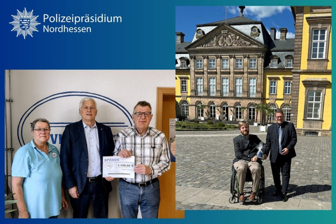 Nordhessen: Bei der Amtsübergabe des Polizeipräsidenten kamen über 2.000 Euro für wohltätige Zwecke zusammen. Spenden an lokale Organisationen.