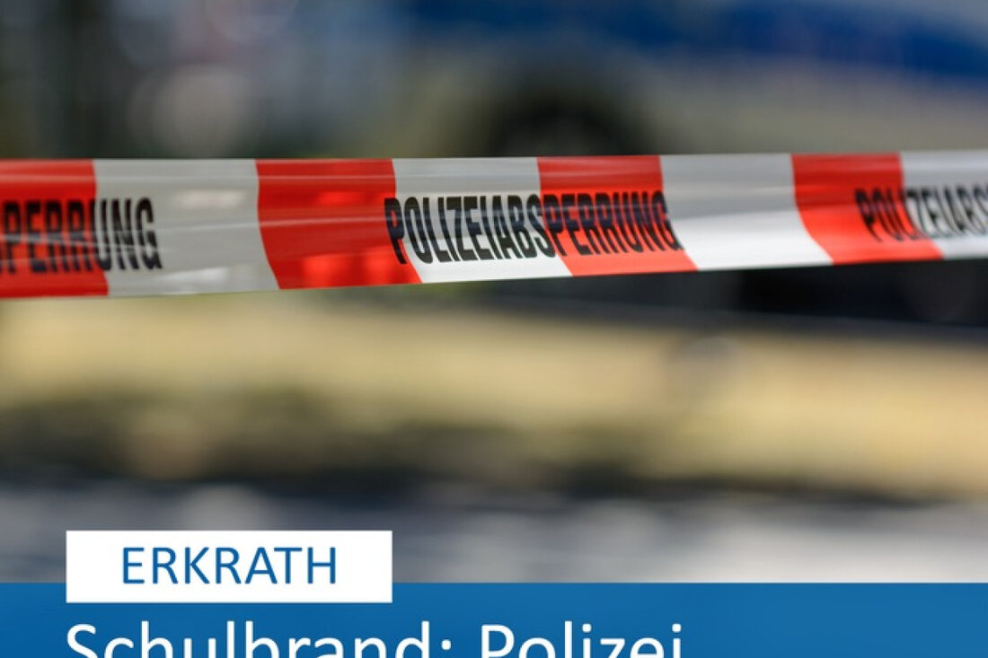 Nach einem Schulbrand in Erkrath am 13. Mai 2025 ermittelte die Polizei Mettmann die Brandursache: Ein Kurzschluss der Photovoltaikanlage.