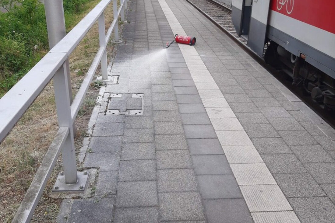 Drei Jugendliche brechen in Kusel in einen Zug ein, entwenden Feuerlöscher und verursachen Sachschäden. Ermittlungen laufen.