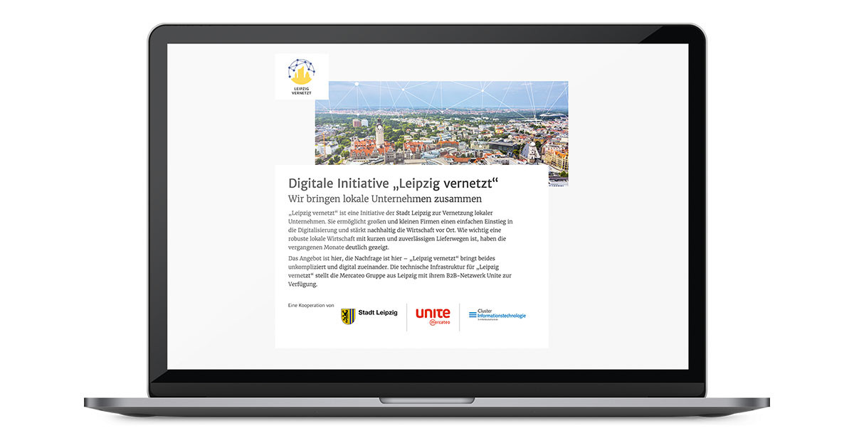 Neue E-Commerce-Plattform für die kommunale Geschäftsentwicklung bringt lokale Unternehmen zusammen - Stadt Leipzig