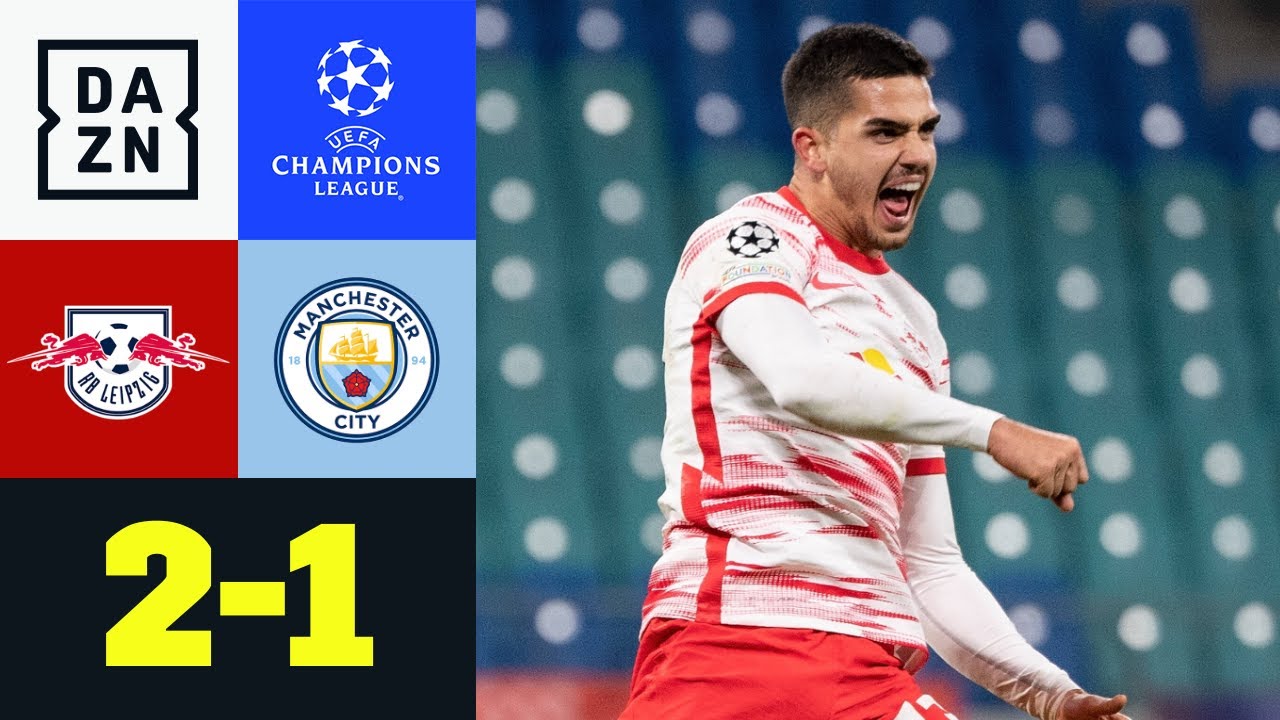 Beachtlicher Erfolg sichert Platz in der Europa League: RB Leipzig - Manchester City 2:1 | UEFA-Champions-League | DAZN