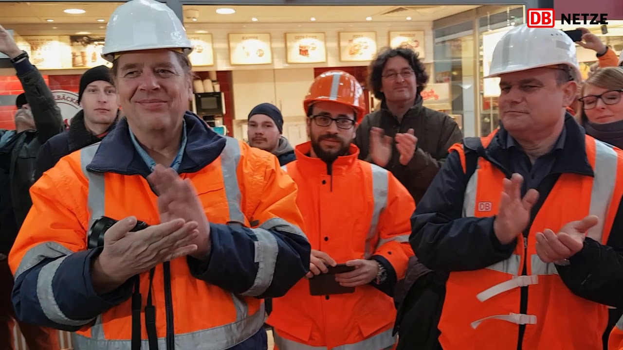 VDE 8: Halle (Saale) Hauptbahnhof, Ostseite Inbetriebnahme im November 2017