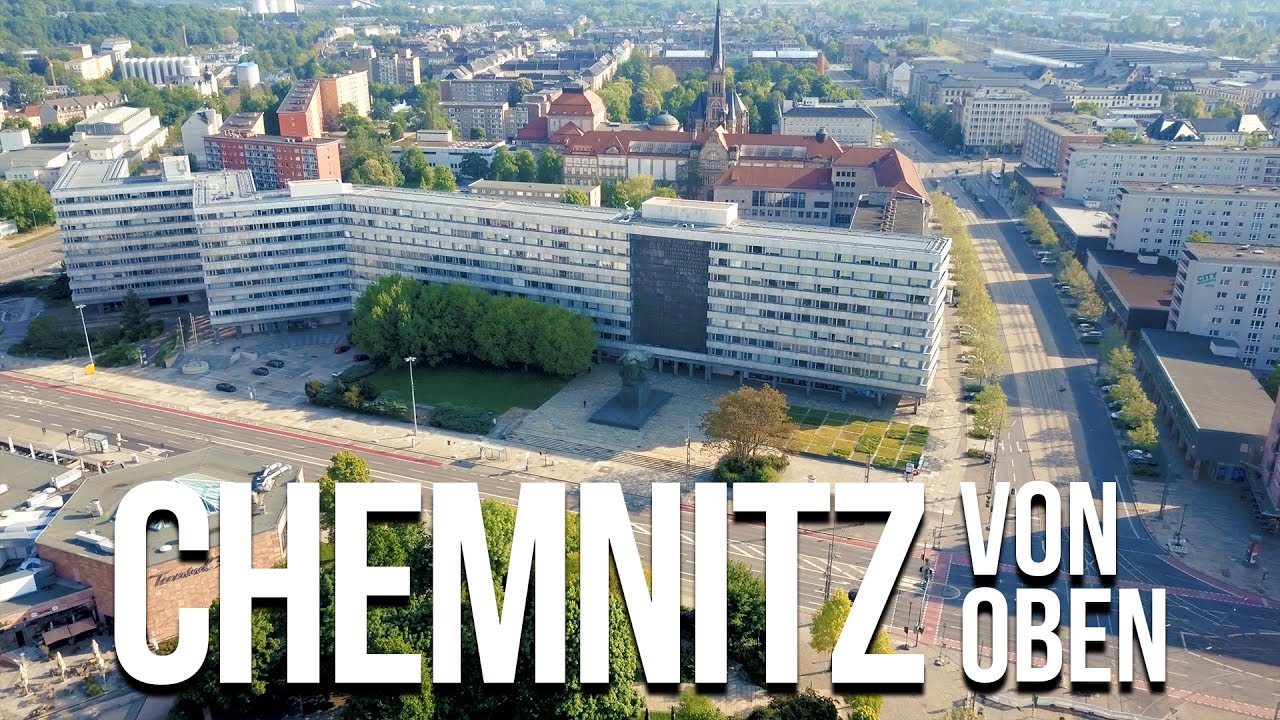 Chemnitz von oben (4K-Drohne DJI Mavic Pro)