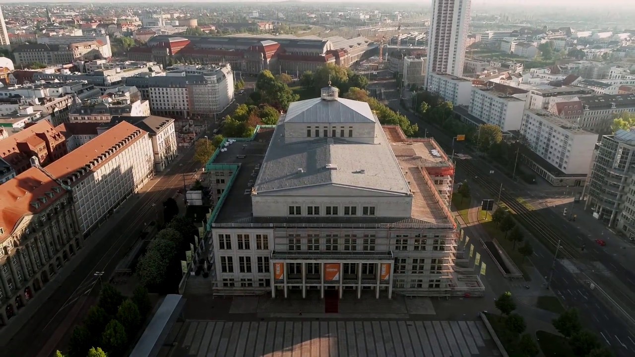 Musikstadt Leipzig aus der Luft