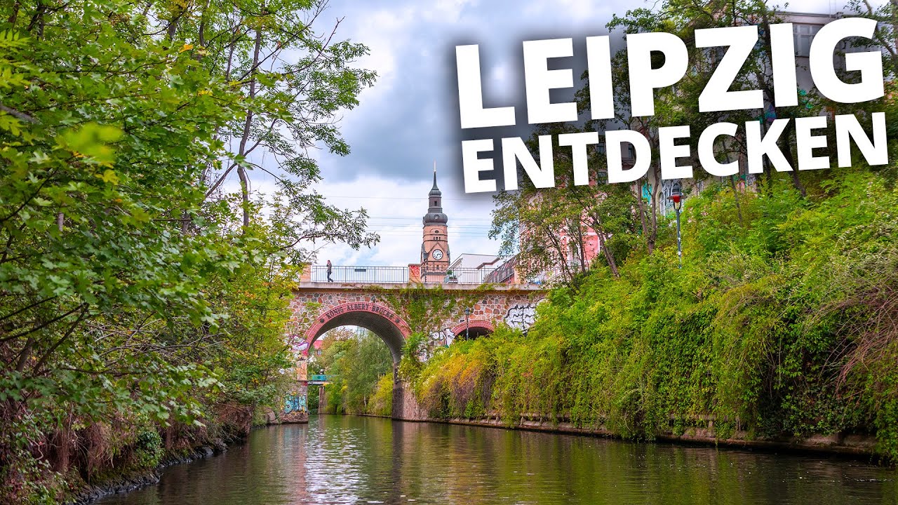 unterwegs auf dem Karl-Heine-Kanal in Leipzig