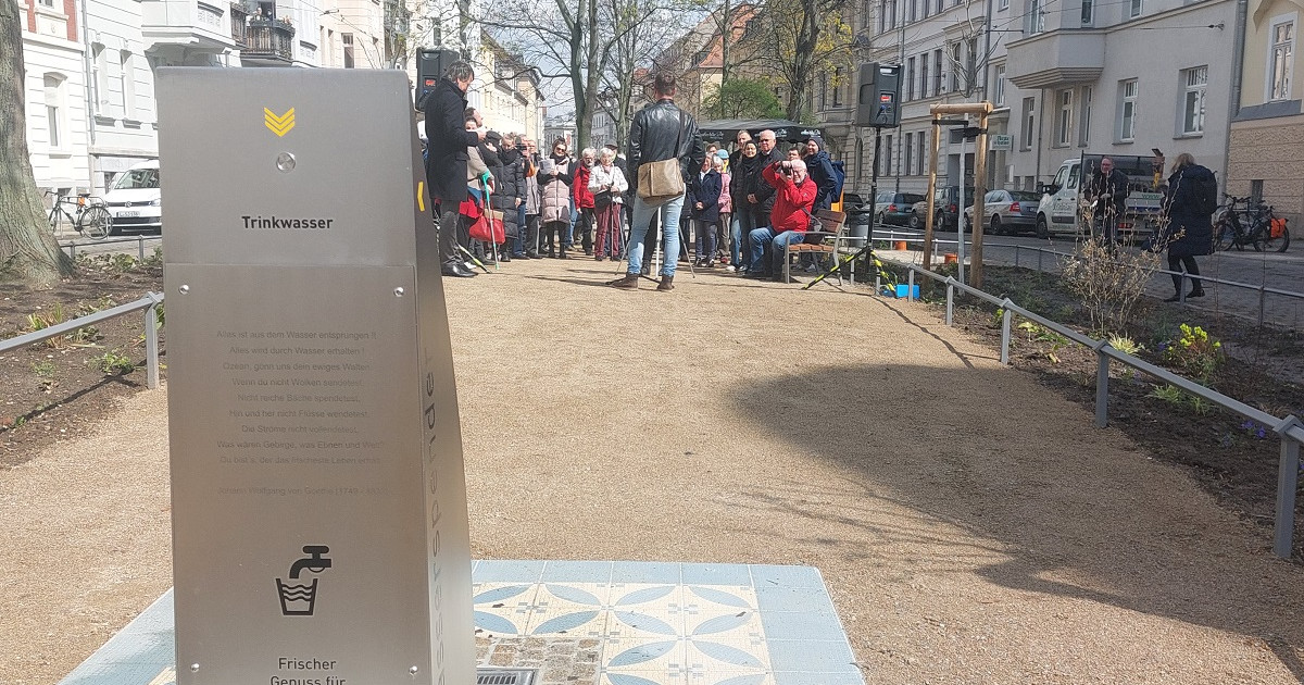 Gohliser Anger zum grünen Stadtplatz umgestaltet