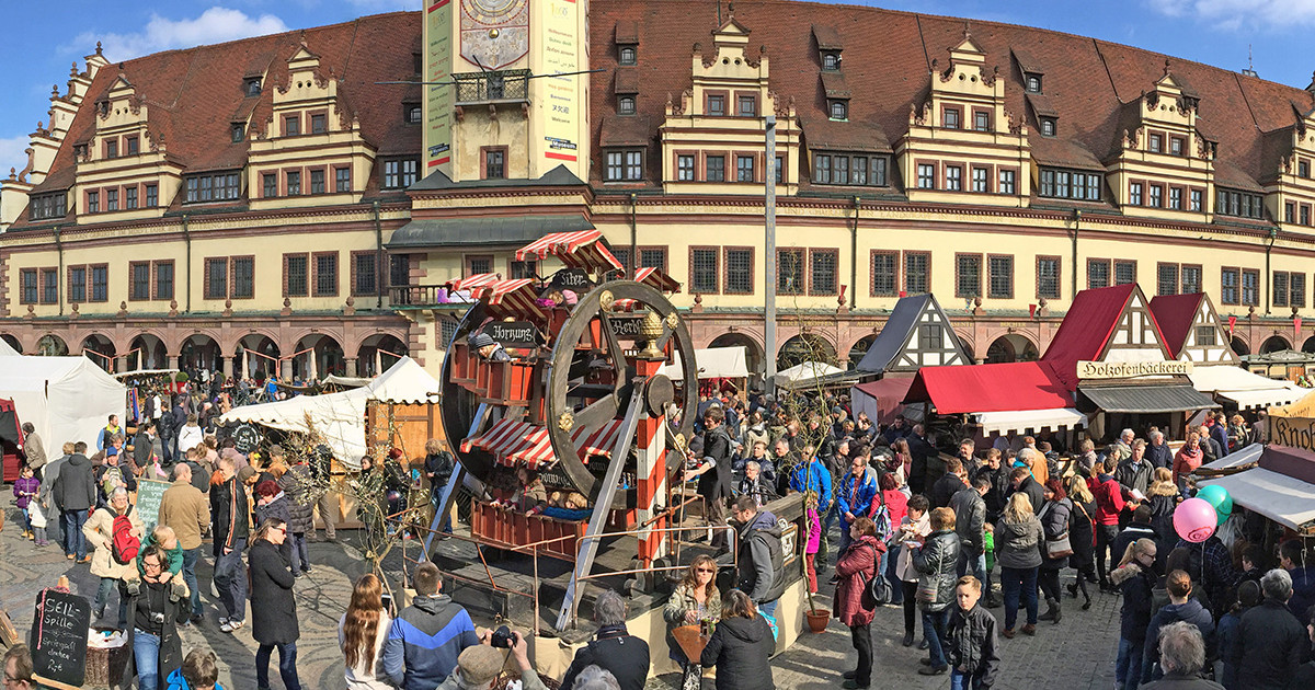Historische Ostermesse 2024 bringt Mittelalterflair nach Leipzig