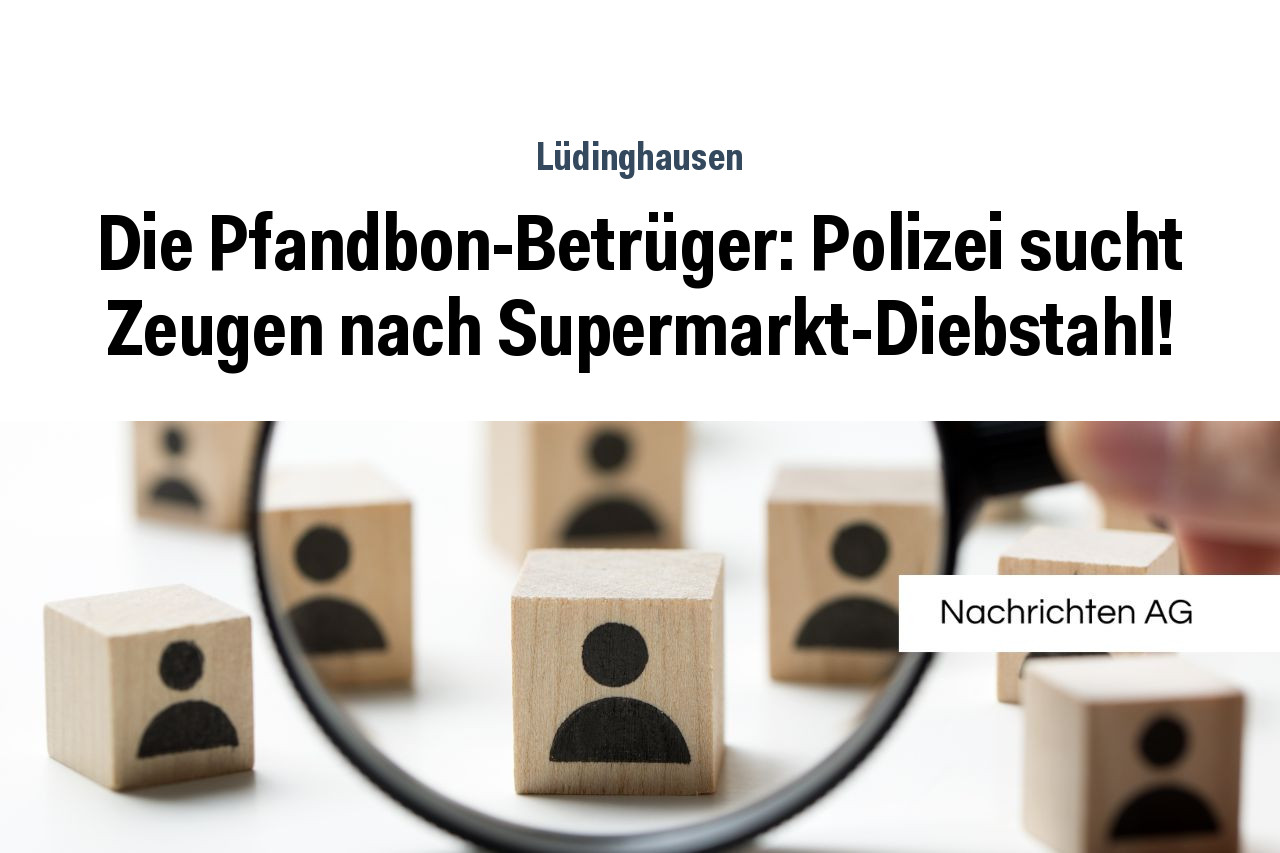 Die Pfandbon-Betrüger: Polizei sucht Zeugen nach Supermarkt-Diebstahl!