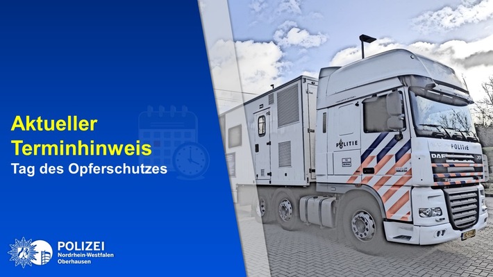 Polizei zeigt Technik: Erlebnis-Tag am Centro Oberhausen!