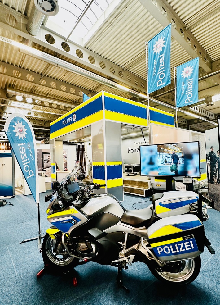 Thüringer Polizei begeistert auf der Ausstellung: Erleben Sie Sicherheit live!