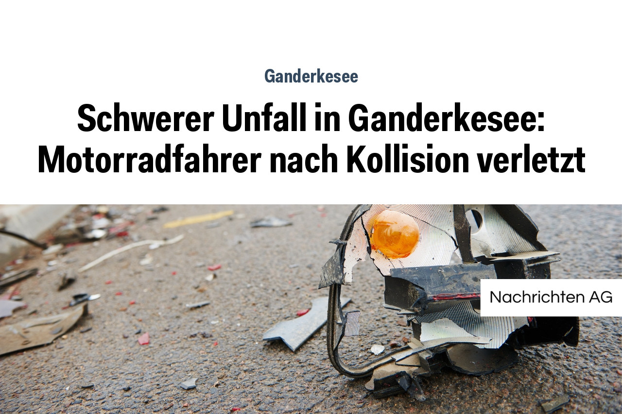 Schwerer Unfall in Ganderkesee: Motorradfahrer nach Kollision verletzt