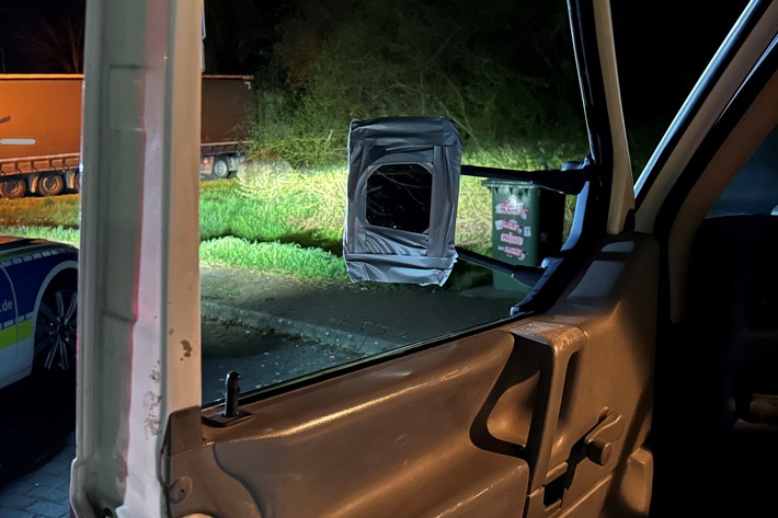 Chaos auf der A61: Fahrer ohne Lizenz und kaputter Transporter entdeckt!